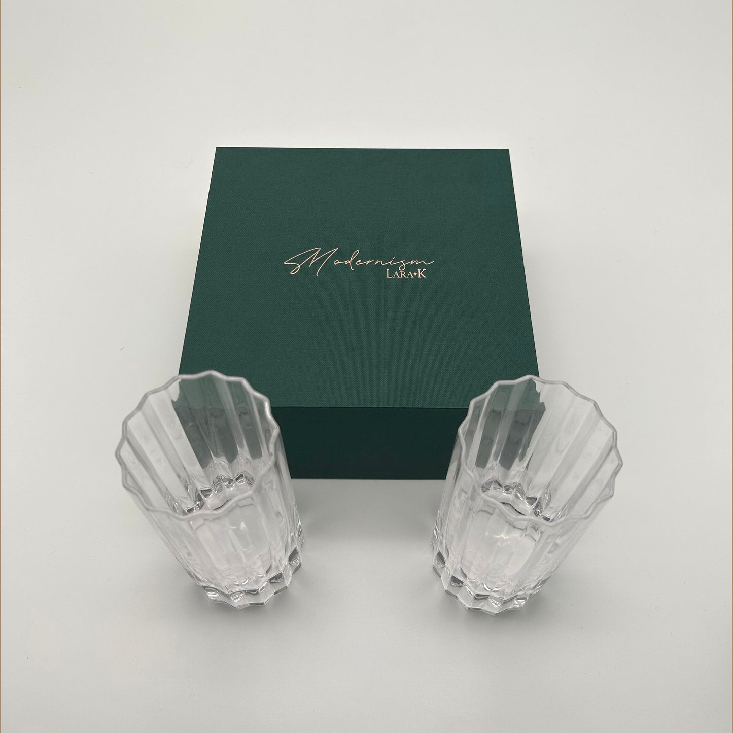 Modernism x Lara K. Crystal Collins Glasses - Highball | Water