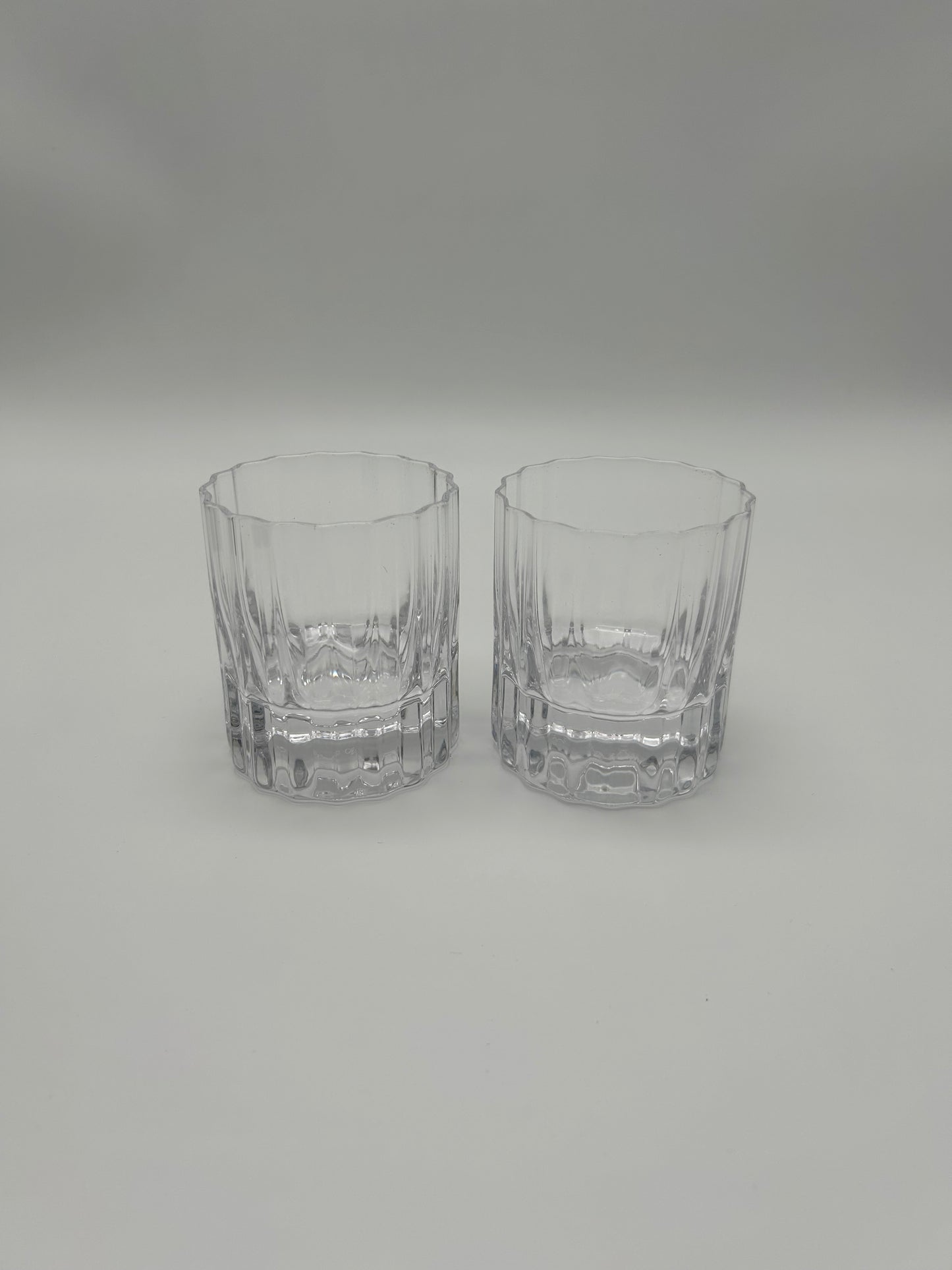 Modernism x Lara K. Crystal Wiskey Tumbler Glasses - Lowball
