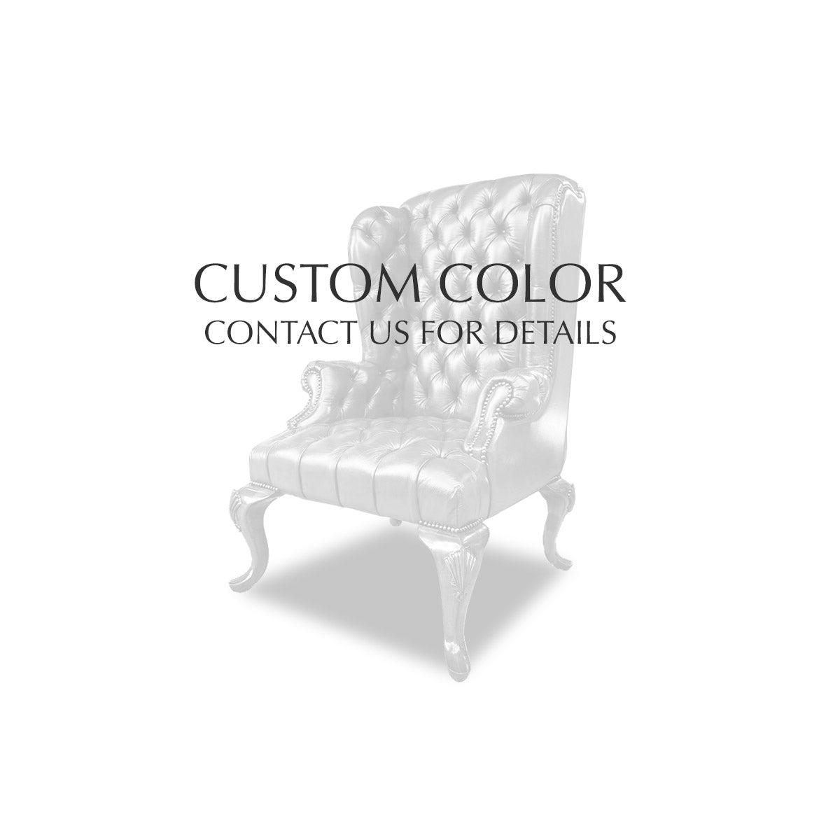 Queen Anne Tufted Wing Chair (Full Tufting-Full Cabriole)