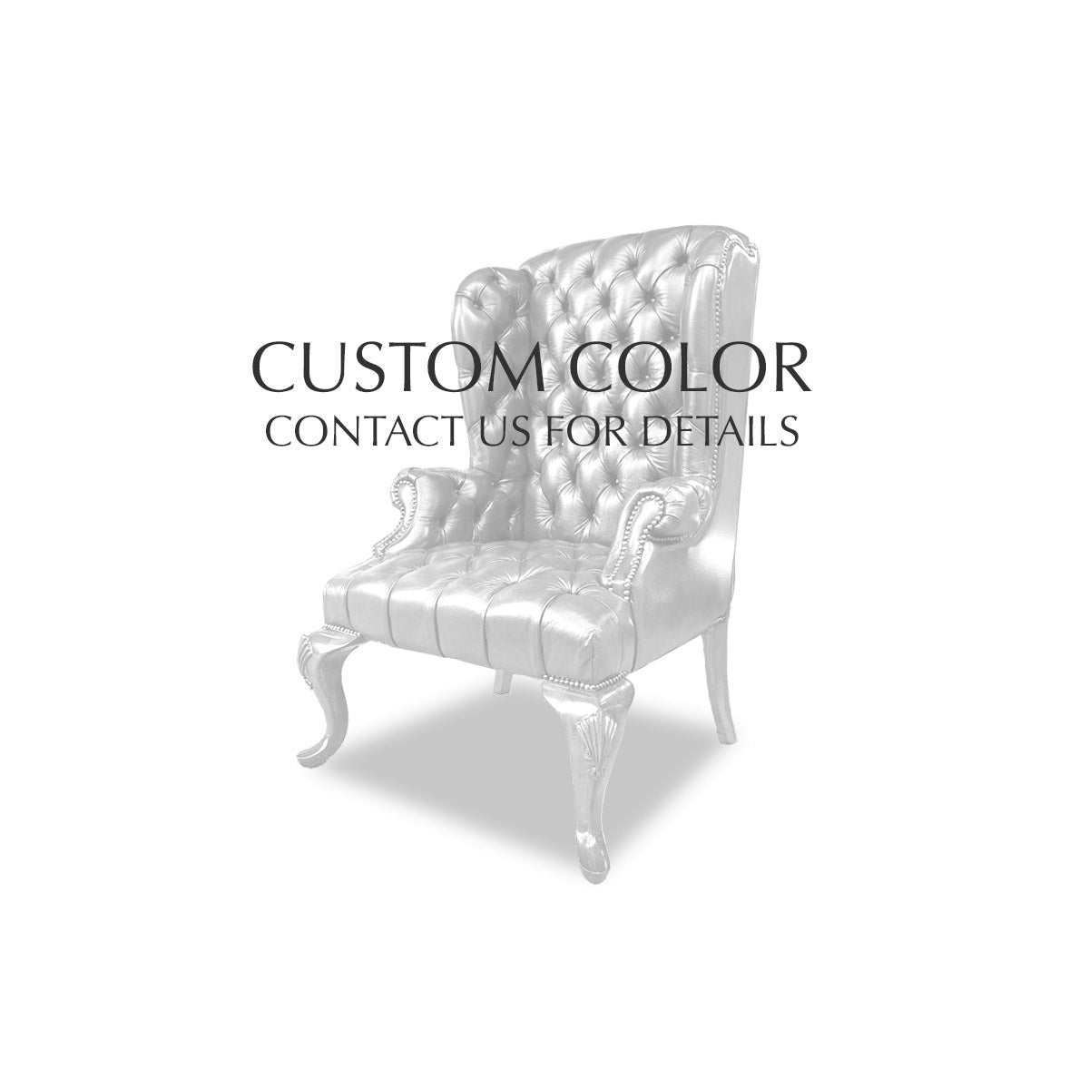Queen Anne Tufted Wing Chair (Full Tufting-Front Cabriole)