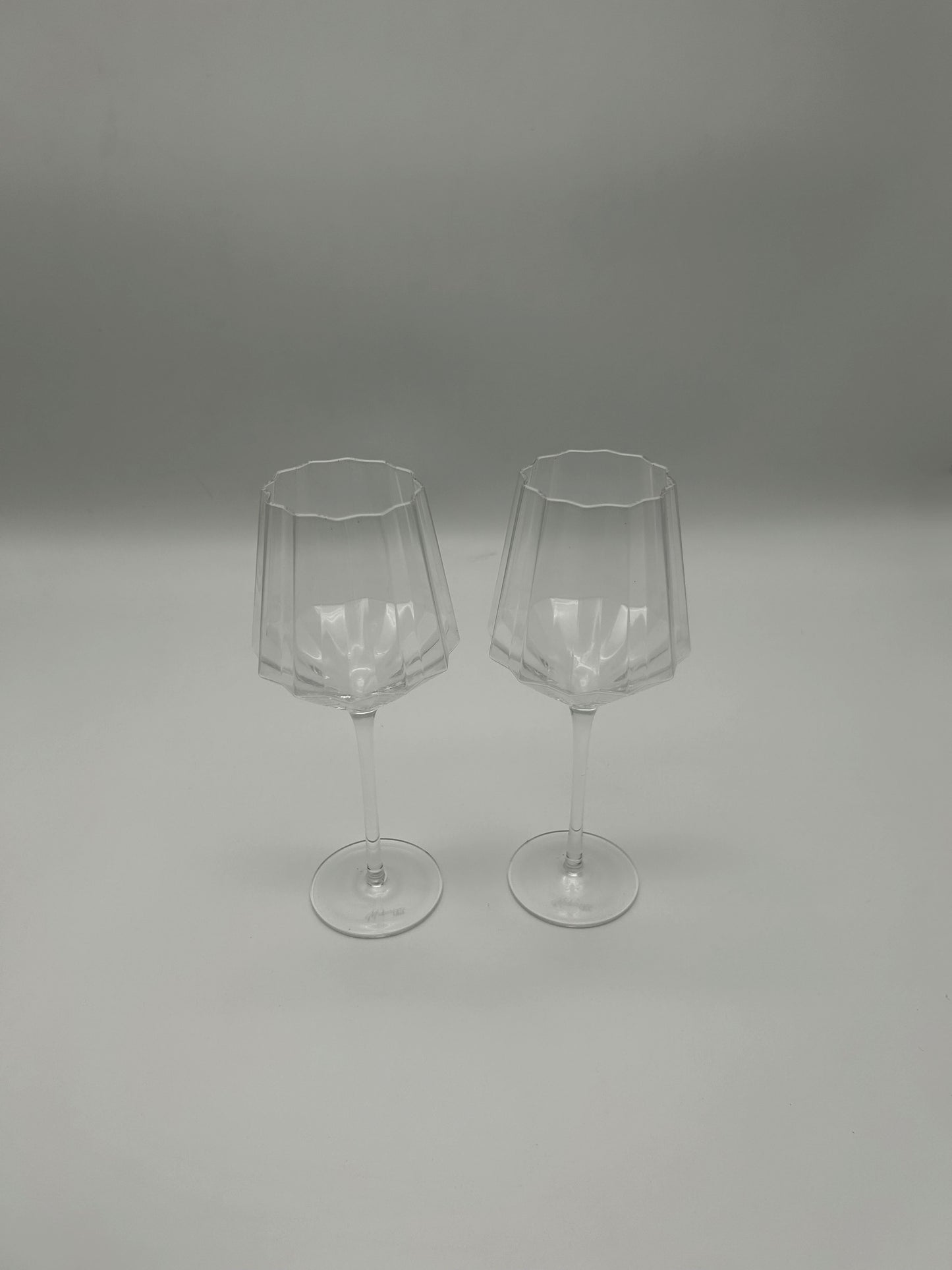 Modernism x Lara K. Crystal Red Wine | Water Glasses