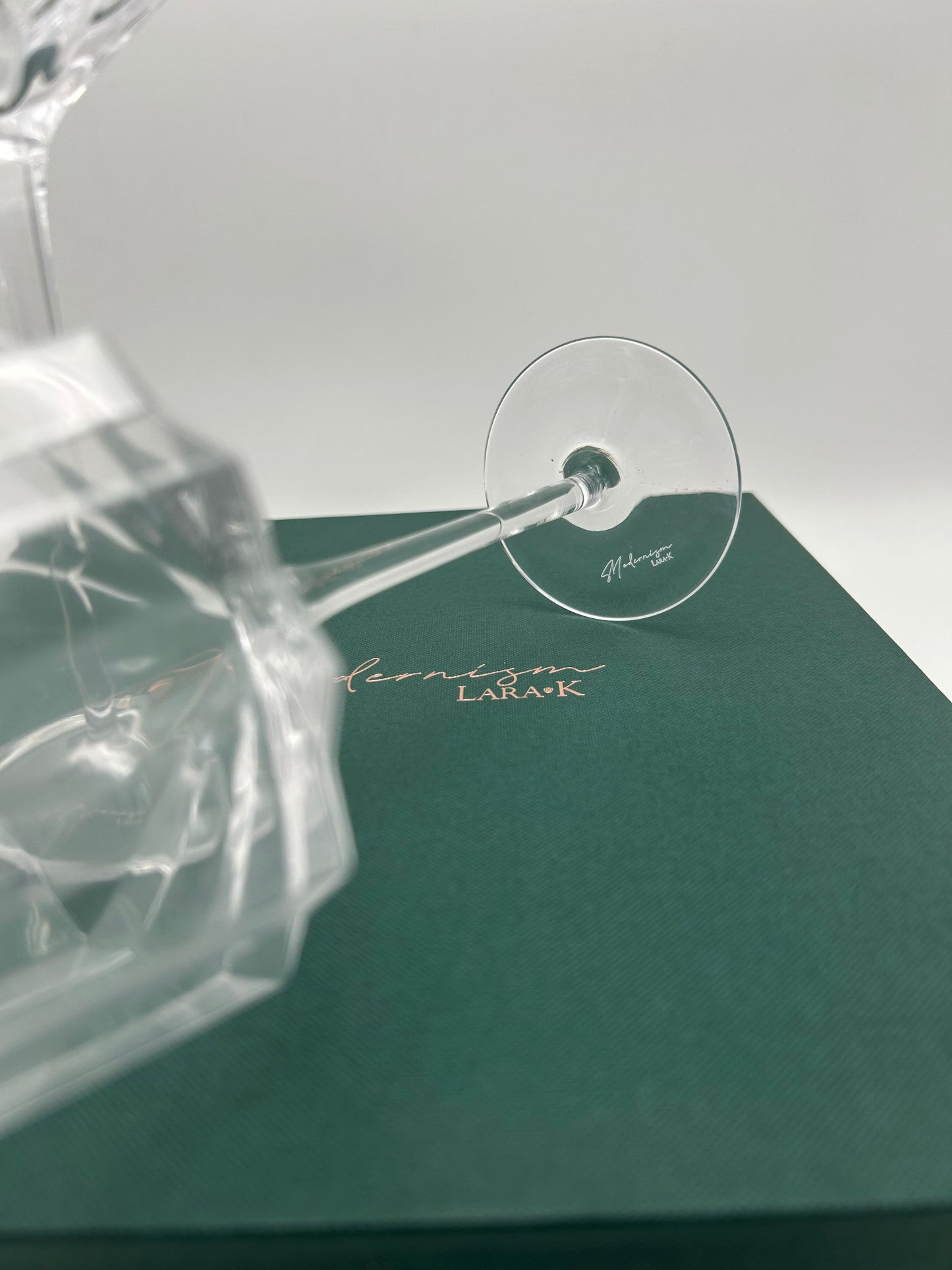 Modernism x Lara K. Crystal Red Wine | Water Glasses