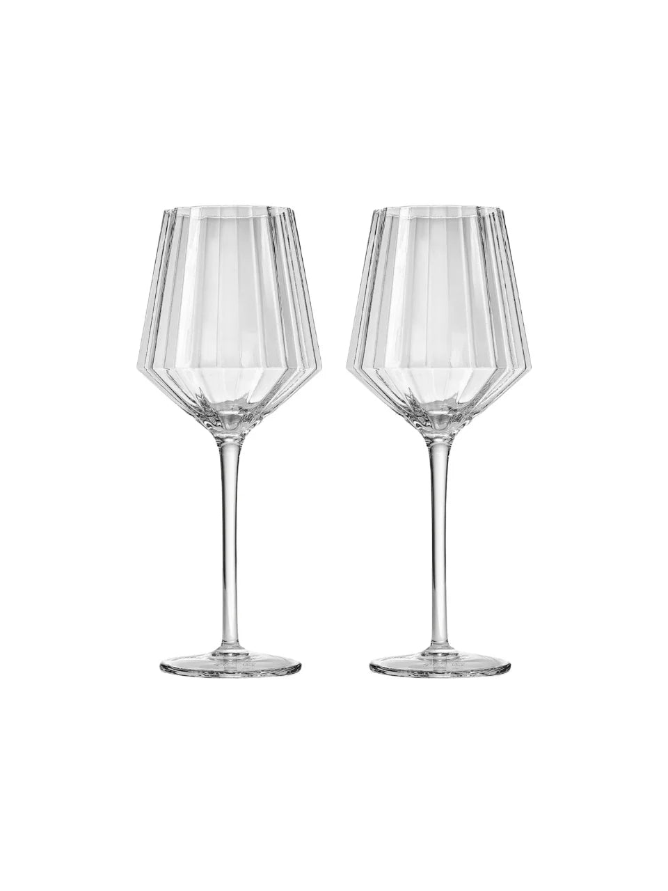 Modernism x Lara K. Crystal Red Wine | Water Glasses