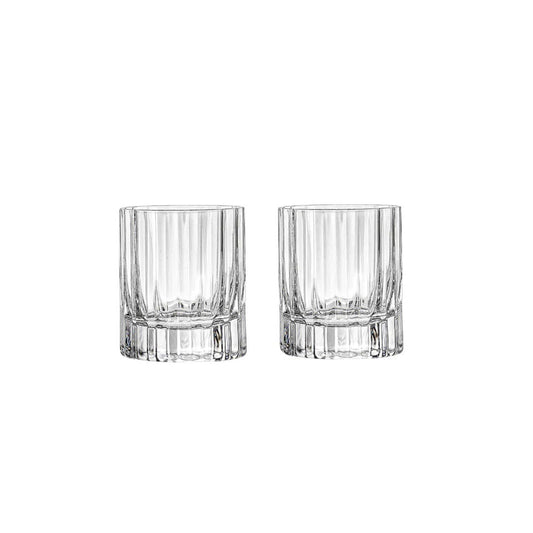 Modernism x Lara K. Crystal Wiskey Tumbler Glasses - Lowball