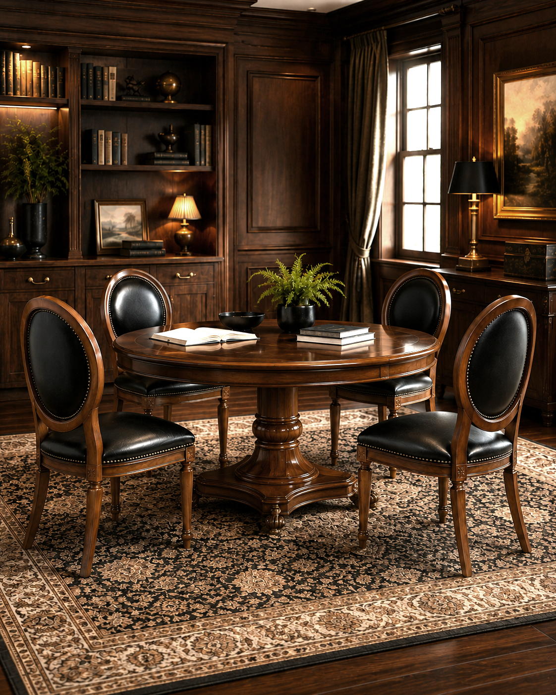 Cameo Side Chair (Plain Leather)
