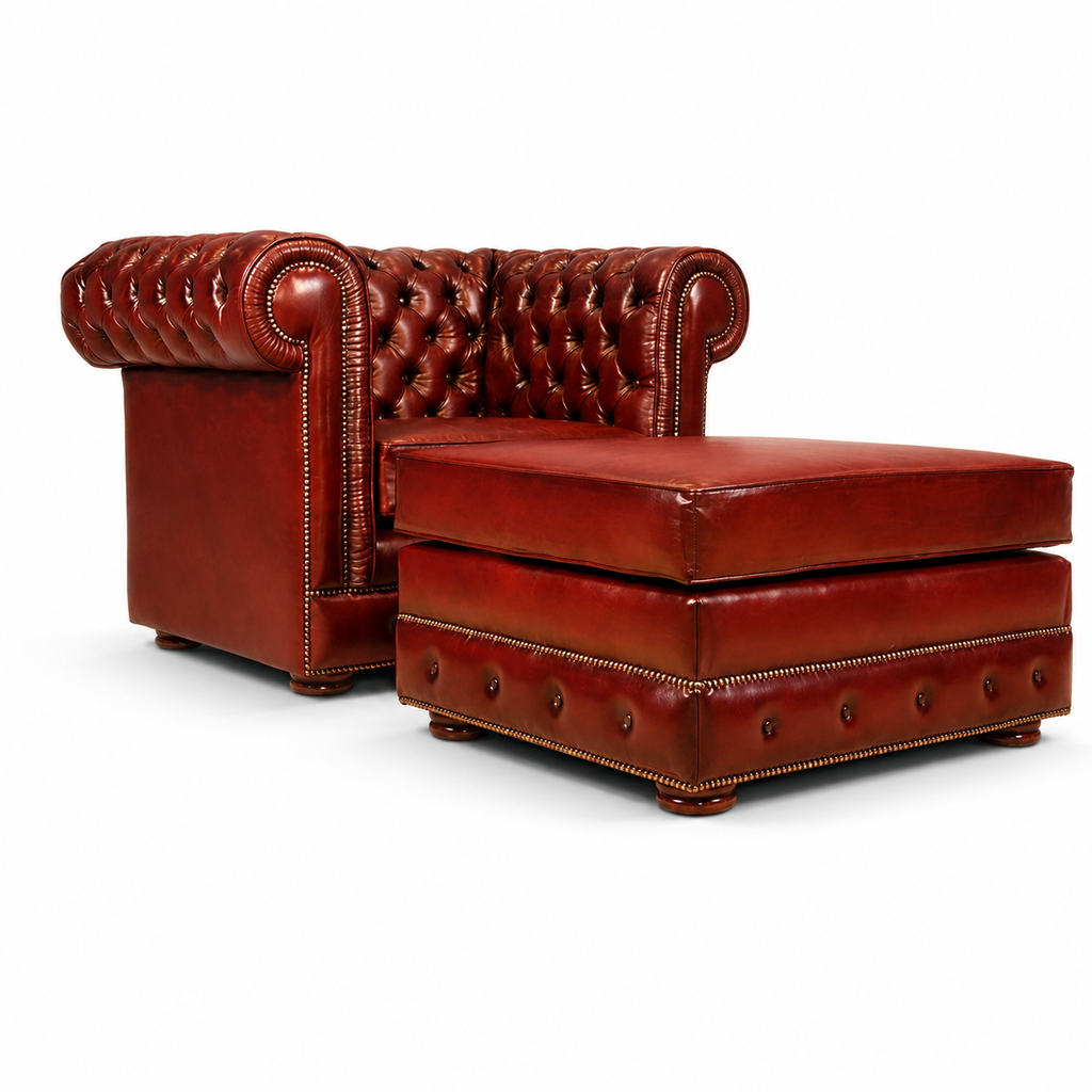 Chesterfield Ottoman (Plain seat)