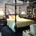 Boo 4-Poster Mahogany Bed Queen Size