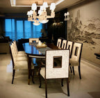 Intarsio Chair - Star Shell Inlay