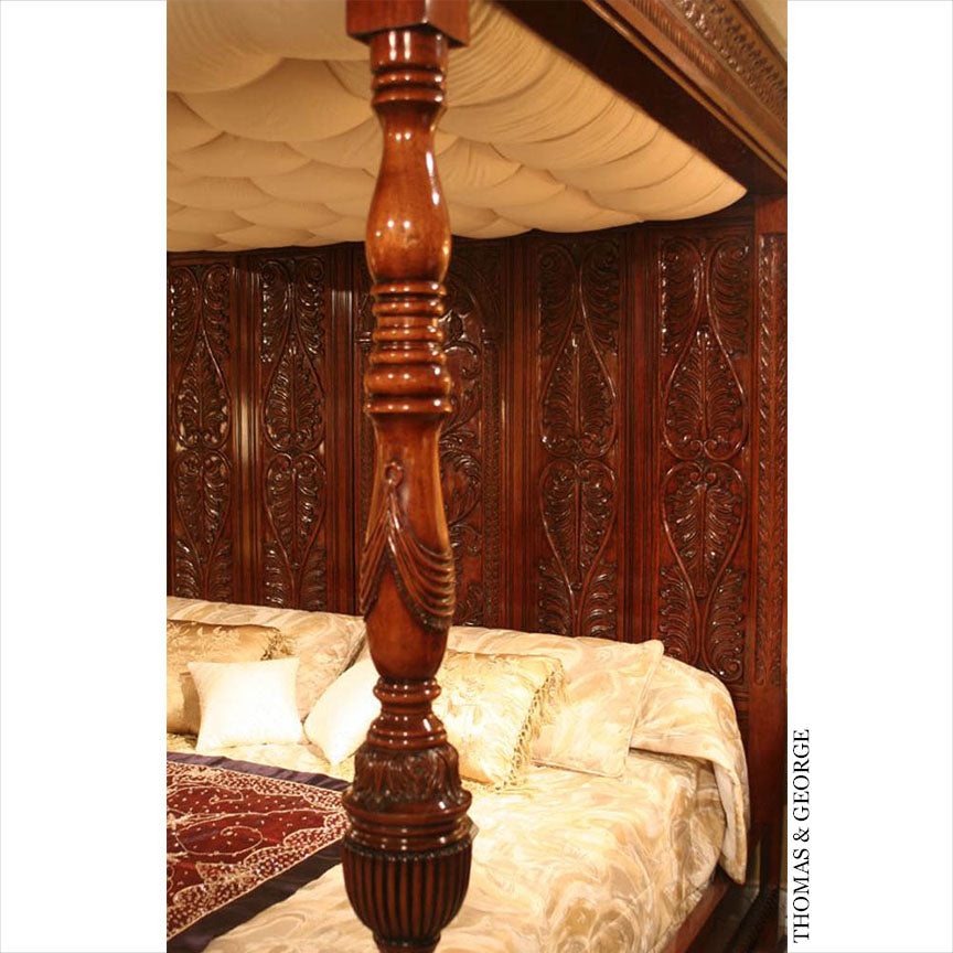 Architectural Grand Tudor Poster Canopy Bed QS thomas-george-gallery