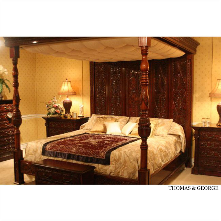 Architectural Grand Tudor Poster Canopy Bed QS thomas-george-gallery