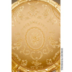 Cameo Gilded Lattice Chair thomas-george-gallery