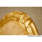 Cameo Gilded Lattice Chair thomas-george-gallery