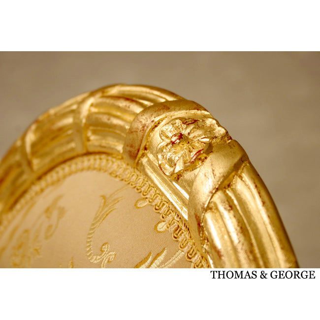 Cameo Gilded Lattice Chair thomas-george-gallery
