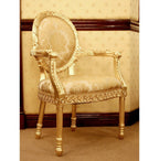 Cameo Gilded Lattice Chair thomas-george-gallery