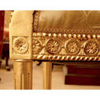 Cameo Gilded Lattice Chair thomas-george-gallery