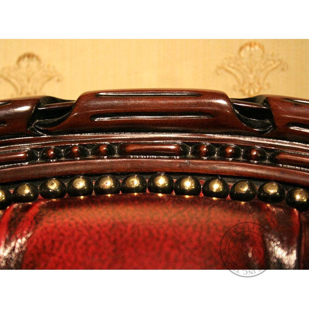 Cameo Louis XV Arm Chair Leather thomas-george-gallery