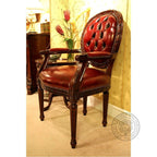 Cameo Louis XV Arm Chair Leather thomas-george-gallery