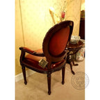 Cameo Louis XV Arm Chair Leather thomas-george-gallery