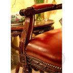 Cameo Louis XV Arm Chair Leather thomas-george-gallery