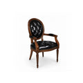 Cameo Arm  Chair (Tufted Leather)