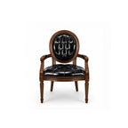 Cameo Arm  Chair (Tufted Leather)