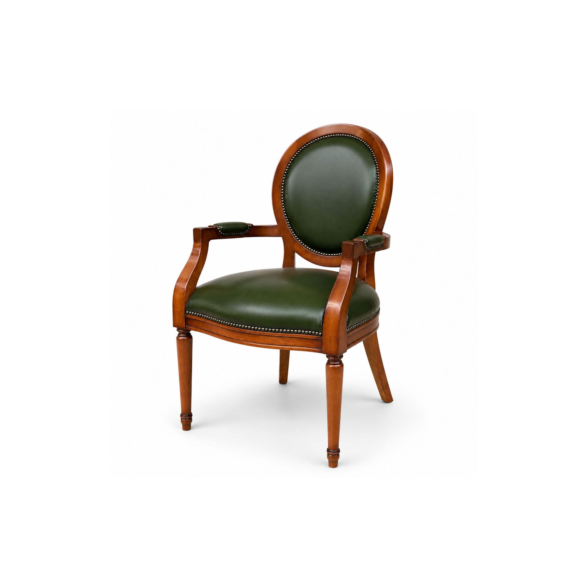 Cameo Arm Chair (Plain Leather)