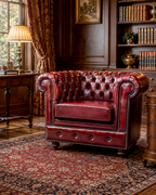 Classic Chesterfield Arm Chair | Single Sofa (Fixed Loose cushion)