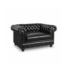 Classic Chesterfield Loveseat (Fixed plain Cushion)