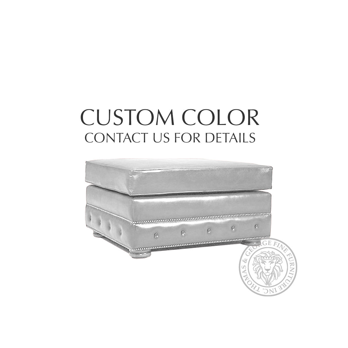 Chesterfield Ottoman (Plain seat)