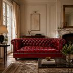 Classic Chesterfield 2.5-Seater Sofa (Tufted Seat)