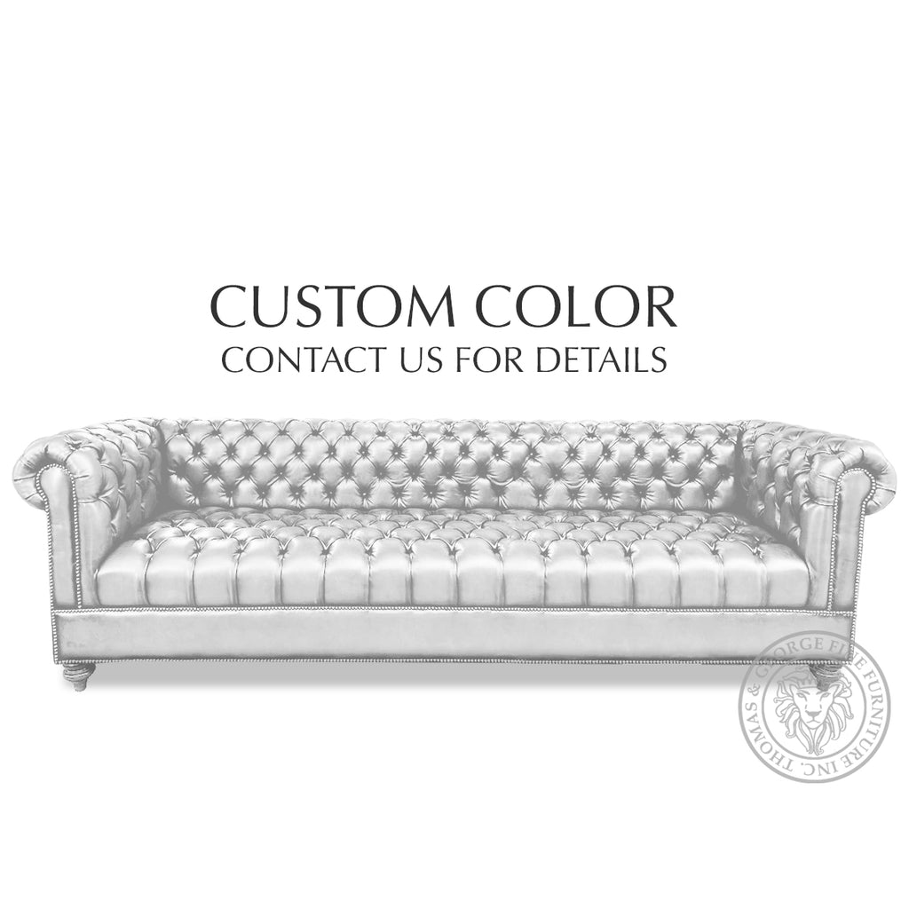 Classic Chesterfield 4-Seater Sofa (Tufted Seat)