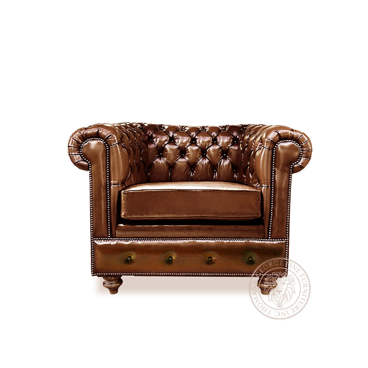 Classic Chesterfield Arm Chair | Single Sofa (Loose cushion)