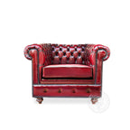 Classic Chesterfield Arm Chair | Single Sofa (Fixed Loose cushion)