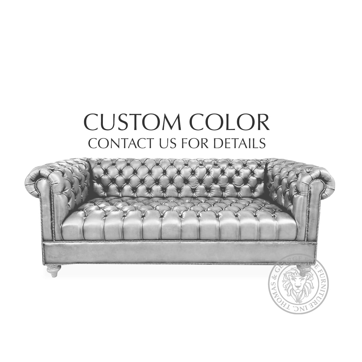 Classic Chesterfield 3-Seater Sofa (Tufted Seat) – ©Thomas