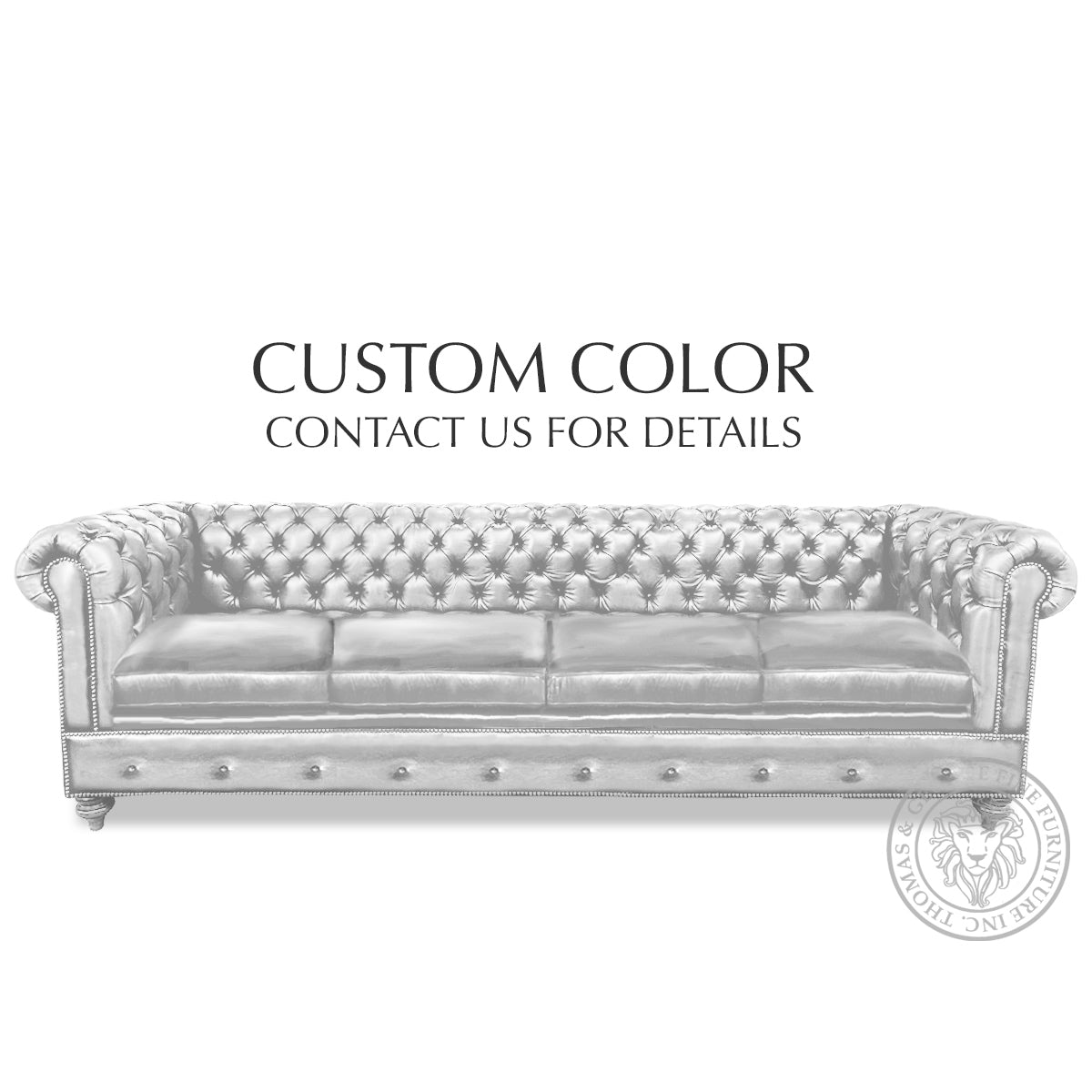Classic Chesterfield 4-Seater Sofa (Loose Cushion)