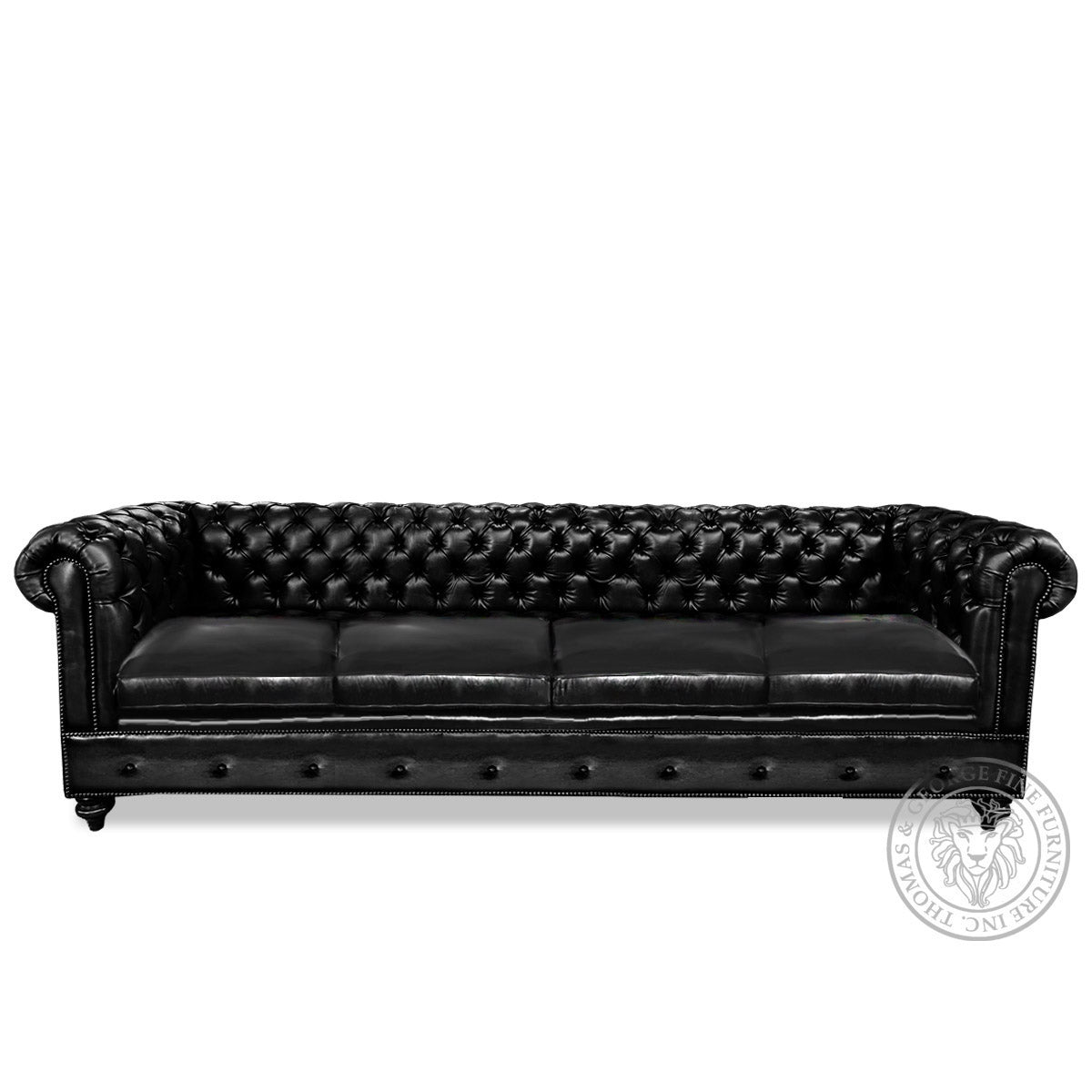 Classic Chesterfield 4-Seater Sofa (Loose Cushion)