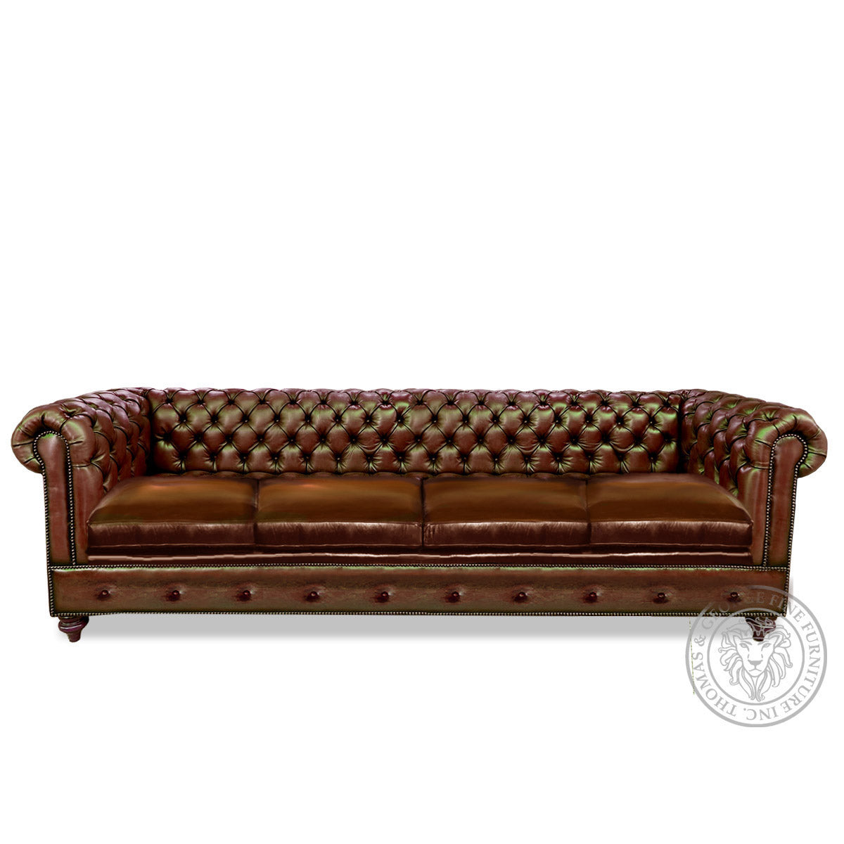 Classic Chesterfield 4-Seater Sofa (Loose Cushion)
