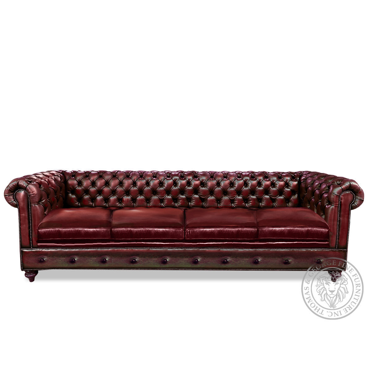 Classic Chesterfield 4-Seater Sofa (Loose Cushion)
