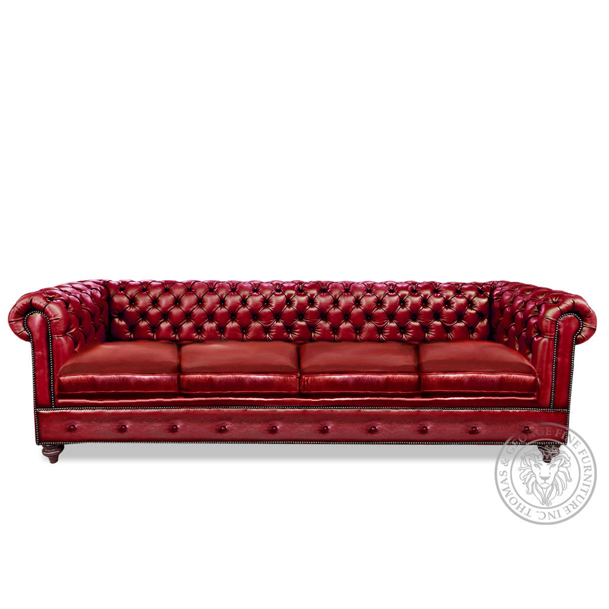 Classic Chesterfield 4-Seater Sofa (Loose Cushion)