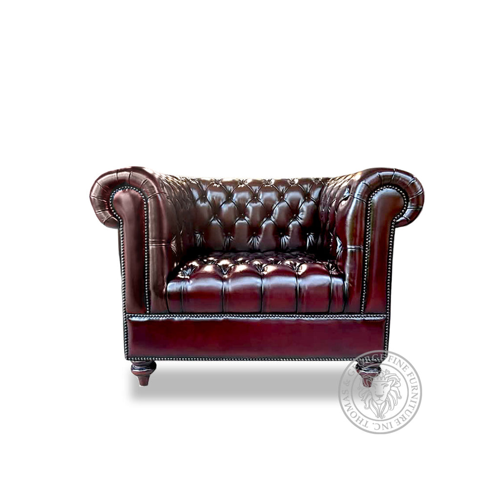 Classic Chesterfield Arm Chair | Single Sofa (Tufted Seat)