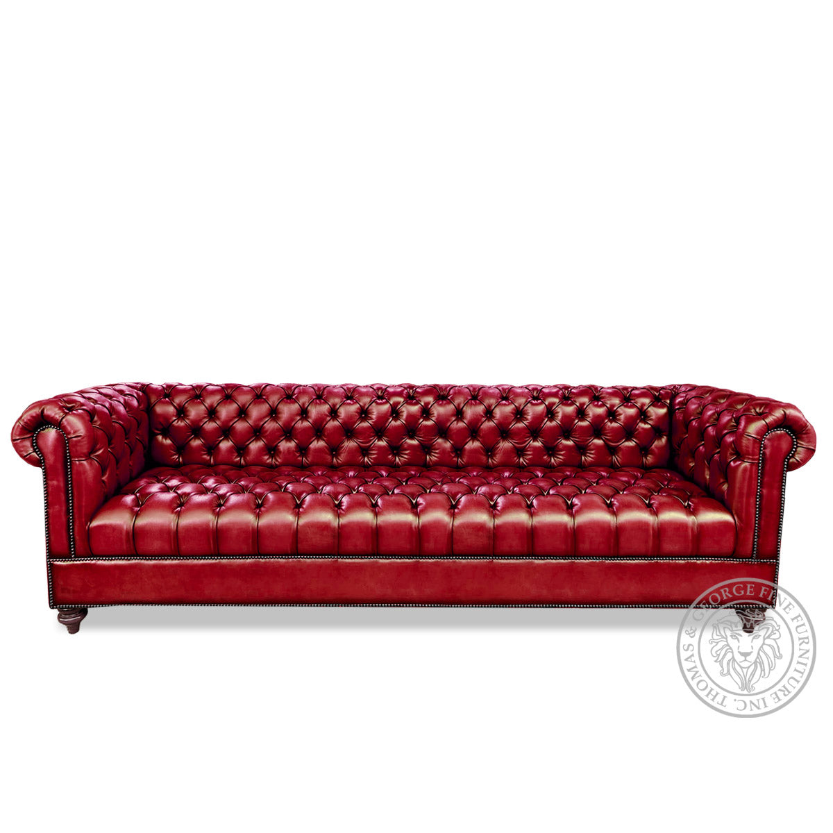 Classic Chesterfield 4-Seater Sofa (Tufted Seat)