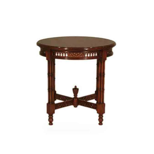 Chinese Chippendale Circular Fretwork Table thomas-george-gallery