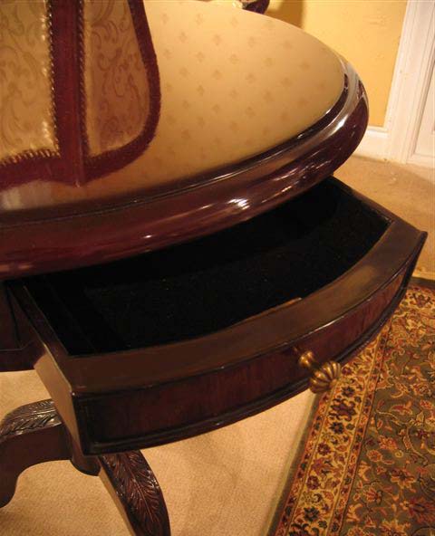 Chippendale Drum Table thomas-george-gallery