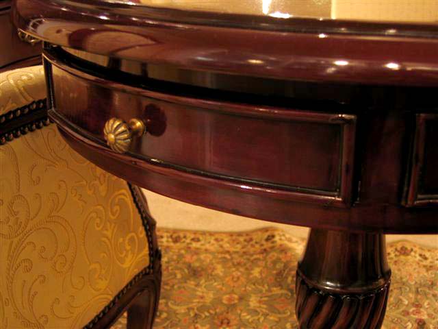 Chippendale Drum Table thomas-george-gallery