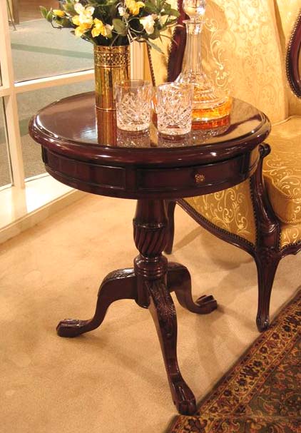 Chippendale Drum Table thomas-george-gallery