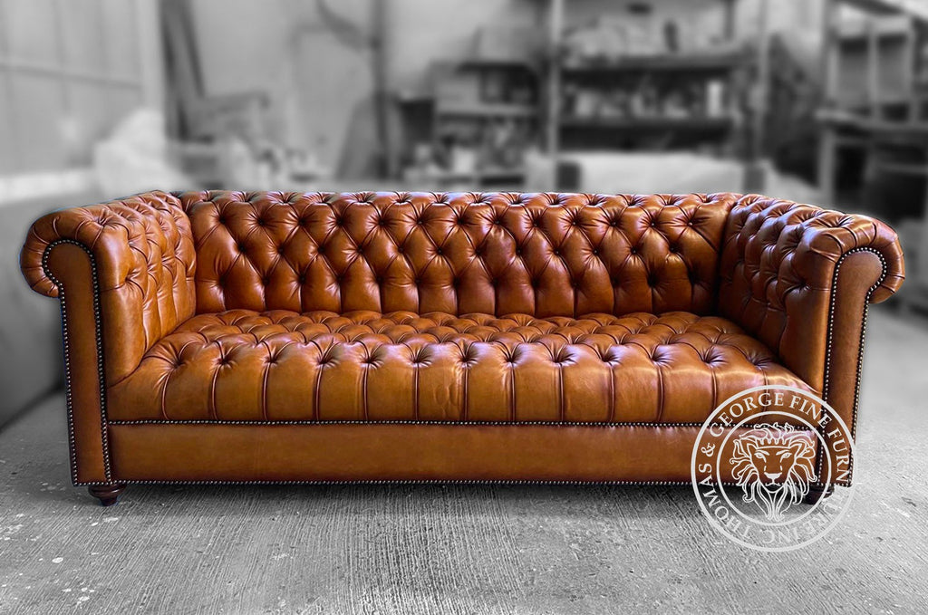 Classic Chesterfield Sofa with Tufted Seat 3 Seater thomas-george-gallery