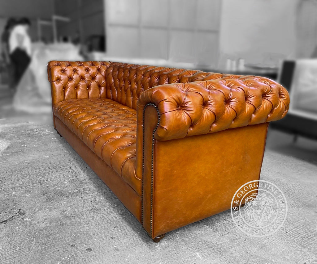 Classic Chesterfield Sofa with Tufted Seat 3 Seater thomas-george-gallery