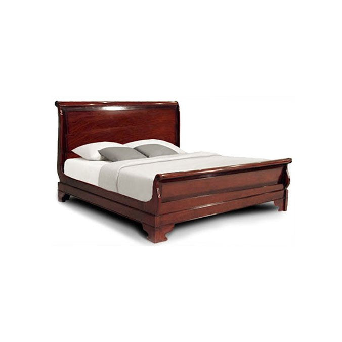 Classic Mahogany Sleigh Bed QS thomas-george-gallery