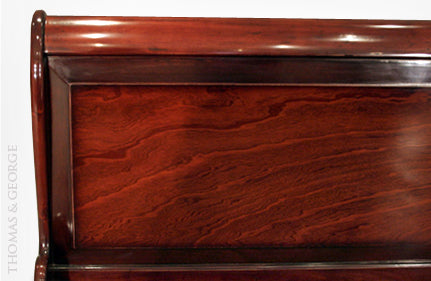 Classic Mahogany Sleigh Bed QS thomas-george-gallery