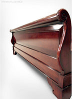 Classic Mahogany Sleigh Bed QS thomas-george-gallery